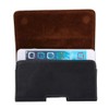 DFV mobile - Gürteltasche Echtleder Holster Etui mit Horizontalem Gürtelschlaufen