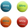 Outward Hound Squeaker Ballz Fetch Dog Toy, Small- 4 Pack