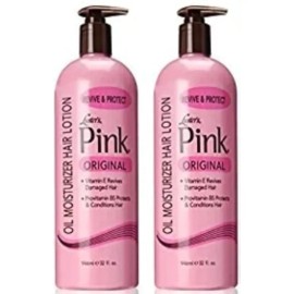 Loción Para El Cabello, Crema Hidratante Luster's Pink Oil,
