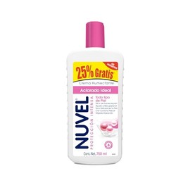 Nuvel Crema Corporal Aclarante, para Todo Tipo de Piel 750 ml, crema Aclaradora con Concha Nácar