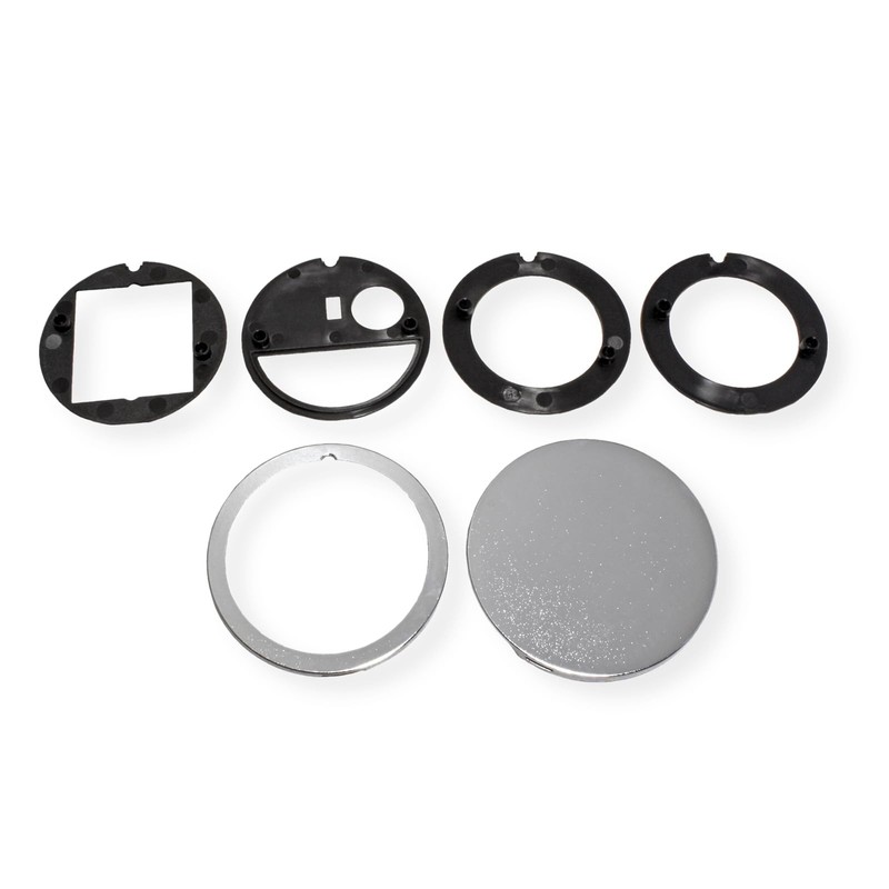 Bachmann 926100 Bach Pix Lid Set Plastic Stainless Steel Look,