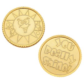 You Really Shine Gold Plastic Coins | 2" | Pack of 144