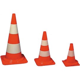 Format 4317784155557 – VERKEHRSLEITKEGEL PVC Orange. 320 mm