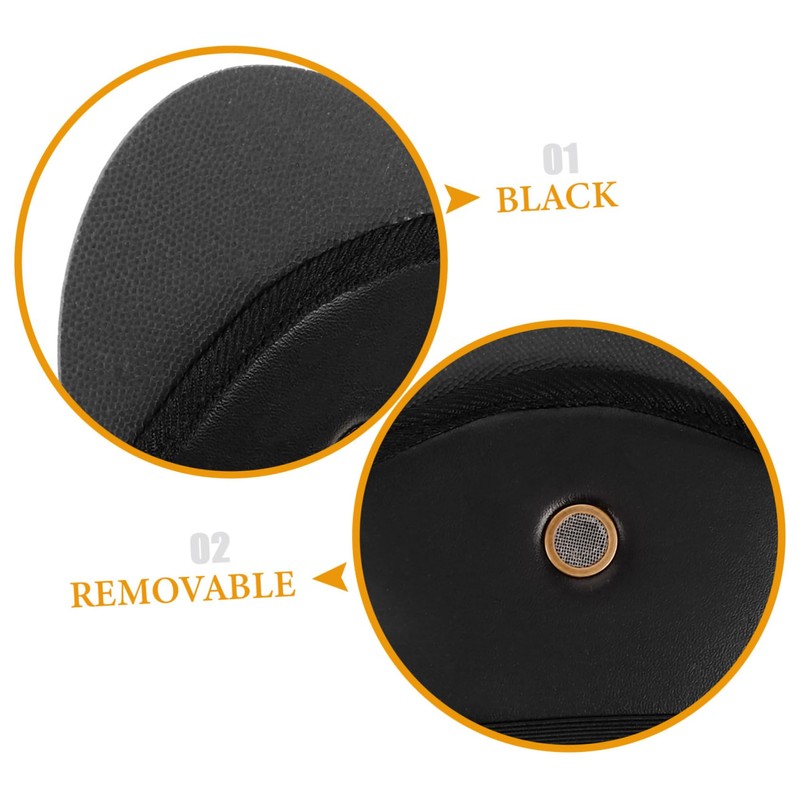 OUNONA 1 Pair Motorcycle Helmet Ear Protectors Detachable Ear Pads