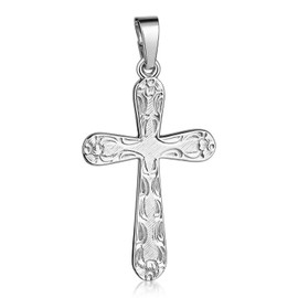 MATERIA by Matthias Wagner Kreuz Anhänger Silber 925 - Damen Herren Anhänger Religion Orthodox KA-308