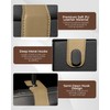 4 Pcs Car Headrest Hooks, Heavy-Duty PU Leather & Stainless