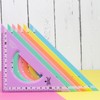 Plastic Ruler Set Square 9 to 30 cm Pastel Colours