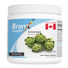 BRONX Artichoke Extract Max Strength for Liver | 300 Capsules | Promotes Digestive Relief | Liver Support | Bulk Supplement