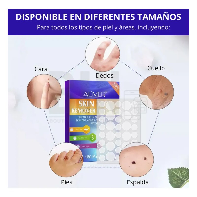 Parches Aliver Antiacné Pack 180 Unidades Día/noche Todo Tip