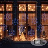 Baquler 10 Pcs Large Snowflake Christmas String Lights 12 Inches