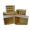Poole & Sons INC. Wooden Crate Nesting Set 5 Piece