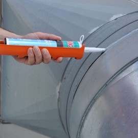 Akfix P645 Seam Sealer Automotive White (12x10.1 Oz.) - Urethane Autobody Seam Sealer Adhesive for Metal Joints, RV Roof Sealant, Sandable, Paintable, Fast Curing and Durable Bonding | White, 12 Pack