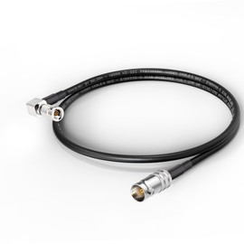 Superbat Belden 1855A 3G/6G Micro HD BNC Angle Male/Plug to BNC Female SDI Cable 60 cm: Belden 1855A SDI Video Cable for HDTV, Video Assist Micro Studio Camera DeckLink Quad Capture Card