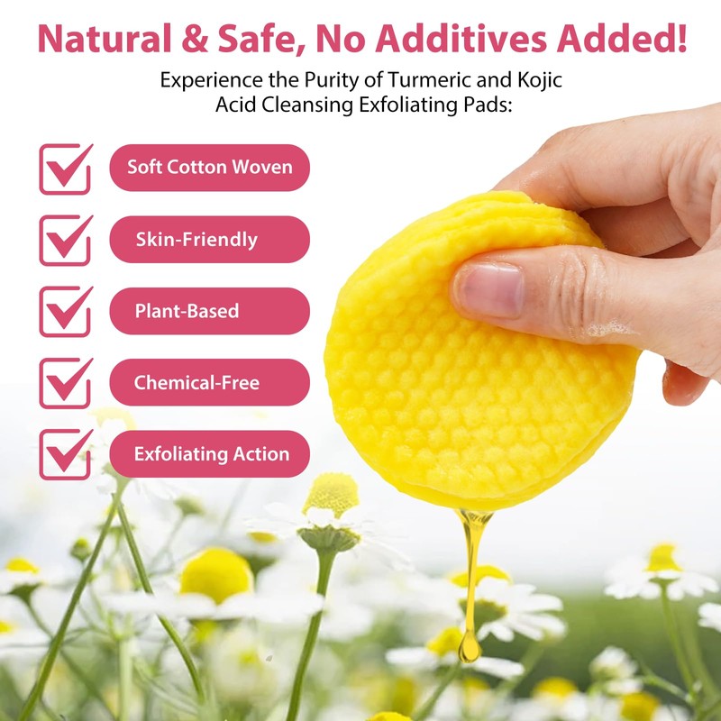 A r b c r n Turmeric Cleansing Pads,Kojic Acid