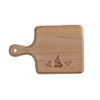 TOUGEI Rattan Cutting Board, Round S, Wood, Natural Wood, Moomin