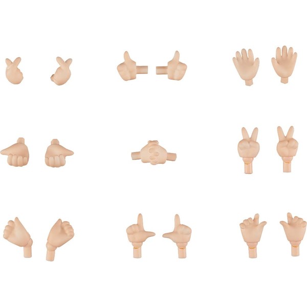 Nendoroid Doll G12654 Wrist Parts Set 02 [almond milk]