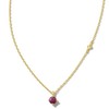 Kendra Scott Maisie 18K Gold Vermeil Pendant Necklace, Ruby