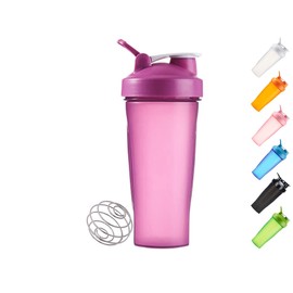 Litex Classic Shaker for Protein Shakes and Pre-Workout, Gym Shaker Bottle, Protein Shaker Bottle,24 oz.(purple)