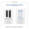AquaEasy BB9 Activated Carbon Water Filter Candle(2 Piece) Replacement Gravity