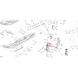 BRP SKI-DOO BLACK RUBBER GROMMET 505073772