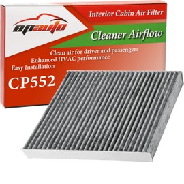 EPAuto CP552 (CF12552) Filtro de aire de cabina con carbón activado, reemplazo para Infiniti QX50, QX55, QX60, QX80, reemplazo para Nissan Altima, Pat