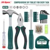 Hi-Spec 25pc Green Small Compact Hand Tool Kit Set for