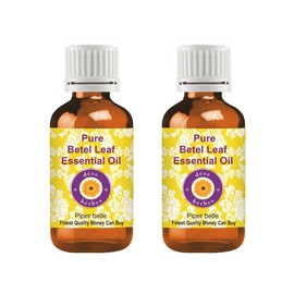 dève herbes Betel Leaf Essential Oil (Piper betle) Pure | Non-Sticky | Non-Greasy | Lightweight | Men & Women | All Skin Types | Steam Distilled 5ml X 2 (0.33 oz)