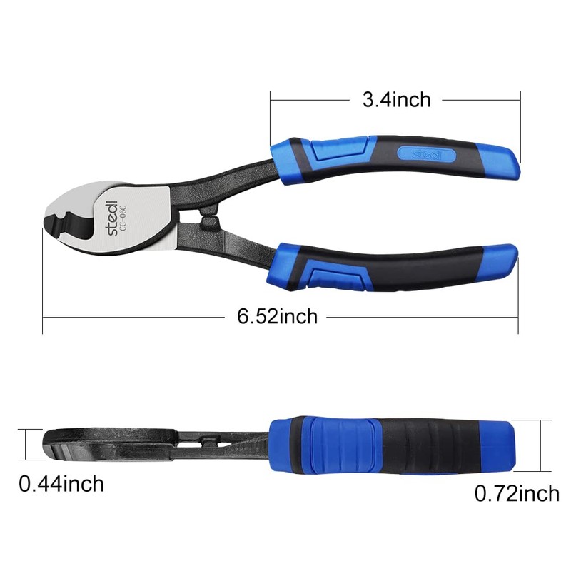 Stedi Cable Cutter, High Carbon Steel Cable Wire Cutters with