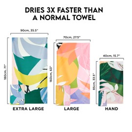 Dock & Bay Bath Towel - for Home - Quick Dry, Super Absorbent - Includes Bag - Retreat - Monte Verde, Large (160x70cm, 63"x28")