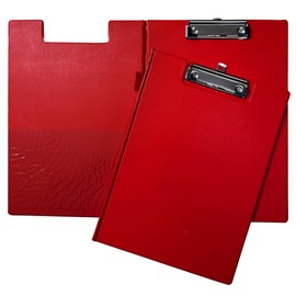 Janrax A4 Red PVC Foldover Clipboard