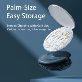 Remax RC-190-White Wanbo Series 60W Fast Charging Cable Set, White