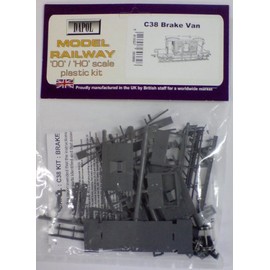 Dapol Model Railway BR Brake Van Plastic Kit - OO Scale 1/76