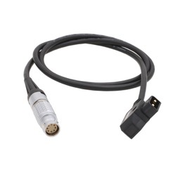 HangTon Power Cable D-tap P-tap to 2B 8 Pin for ARRI ALEXA 35, Alexa Mini, Amira, Alexa Mini LF Camera (30cm, Straight 8-Pin)