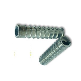 KolotovichTool Pack of 100, 5/16" x 1-3/4" Lag Shield Anchor Long Zinc Alloy 1/2" Hole Fastener Kit Bolt Set RE-4591DD