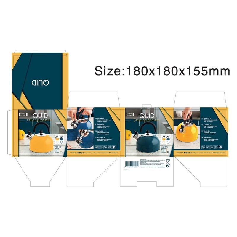 ASTRAL 2L Stainless Steel Kettle