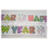 1.5 OH MY GOSH HAPPY NEW YEAR BLING SILVER FOIL