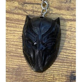 1pc Black Panther Super Hero Movie Metal Black Color Keychain Key Chain Gift New