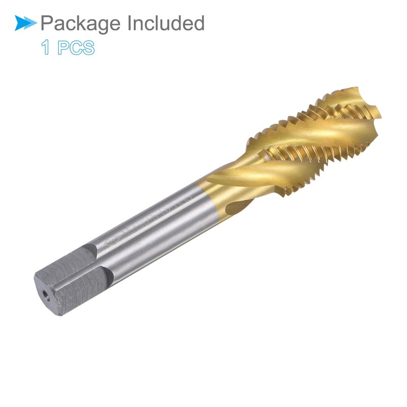 CoCud Spiral Flute Threading Tap, M20 x 2.5 Thread Size