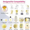 Nenesupply SoftFit 24mm Breastshields Compatible with Breastpump Not Original Pump