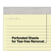 TRU RED TR57381 Notepads, 8.5-Inch x 11.75-Inch, Wide Ruled, Canary,