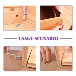 Hex Drive Socket Cap M6 x 60mm Furniture Barrel Screws Bolt Nuts Allen Head With Barrel Nut 6mm Furniture Cot Bed Bolt Allen Head With Barrel Nut Pack of 4.