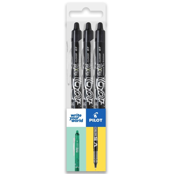 Pilot FriXion Clicker Fine Erasable Friction Rollerball Pen - Retractable