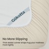 GOKOTTA Full Fitted Sheet Only, 15-Inch Deep Pocket Full Size
