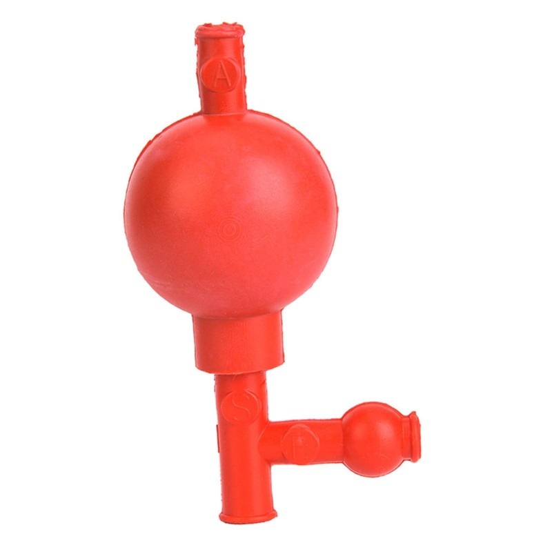 Rubber Suction Ball with 3 Holes for Safe Quantitative Pipette