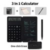 Desk Portable Basic Calculator with Notepad and Stylus, 12 Digit
