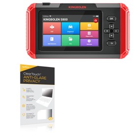 BoxWave Screen Protector Compatible with KINGBOLEN S800 OBD2 Scanner - ClearTouch Anti-Glare Privacy (2-Pack), Privacy Screen Protector Flexible Film Anti-Glare