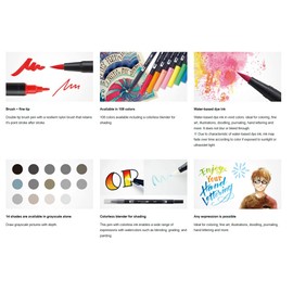 Tombow Dual Brush Pen, ABT, No. 990 (AB-T990)