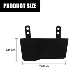 Fogfar 1 PC Car Multifunctional Shelf, Car Water Cup Holder, Cell Phone Stand, Storage Box, Car Cup Holder Seat Back Headrest Organizer, Universal Caddy Storage Box (Black)