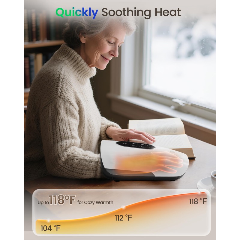 Hand Massager with Heat and Compression