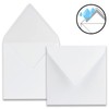"NEUSER PAPIER" 100 square envelopes Color: White Format: 16.5 x